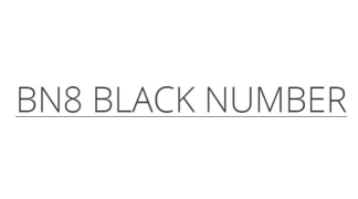 Bn8 Black Number