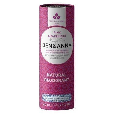 BEN & ANNA Tuhý deodorant BIO Pink Grapefruit