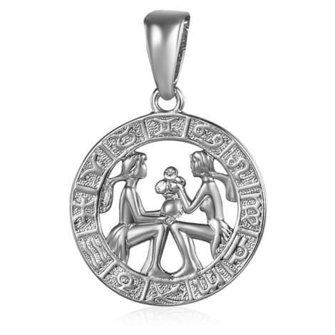 JVD Stříbrný přívěsek Blíženci SVLP0713XH200BL