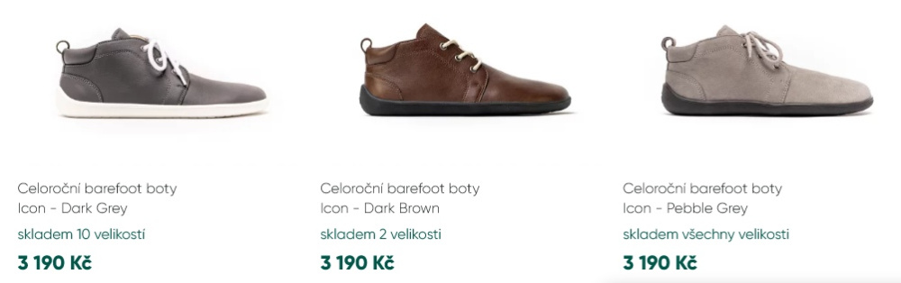 Barefoot boty Be Lenka Icon