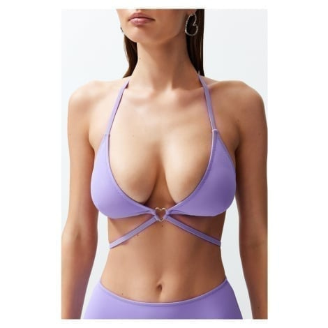 Trendyol Lilac Triangle Accessory Bikini Top Trendyol Lilac Triangle Accessory Bikini Top