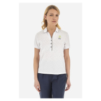 Polokošile la martina woman polo s/s piquet stretch bílá