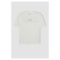 DEFACTO Oversize Fit Crew Neck Printed T-Shirt