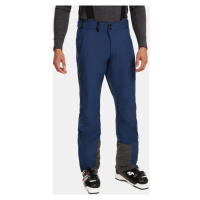 Kilpi RHEA-M Pánské softshellové lyžařské kalhoty UM0409KI Tmavě modrá