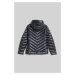 Bunda woolrich chevron quilted hooded jacket černá