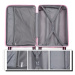 Konofactory Růžový prémiový plastový kufr s TSA zámkem "Majesty" - M (35l), L (65l), XL (100l)