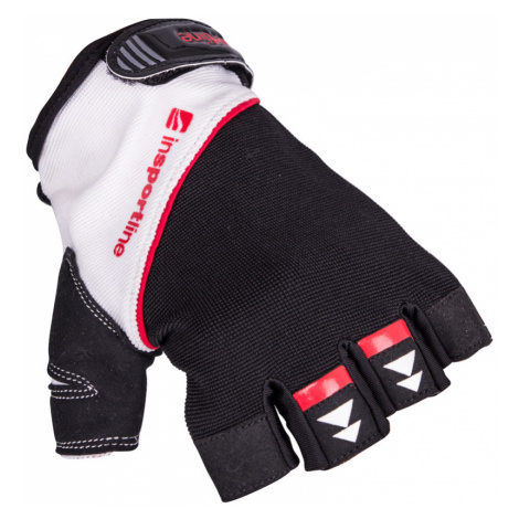 Fitness rukavice inSPORTline Harjot černo-bílá