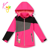 Dívčí softshellová bunda, zateplená - KUGO HK2525, růžová Barva: Růžová