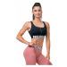 Nebbia Smart Zip Front Sports Bra Black Fitness spodní prádlo