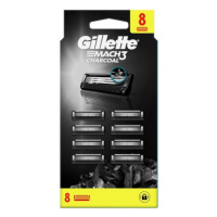 Gillette Náhradní hlavice Mach3 Charcoal 8 ks