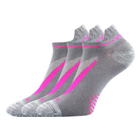VOXX® ponožky Rex 10 šedá/růžová 3 pár 114574