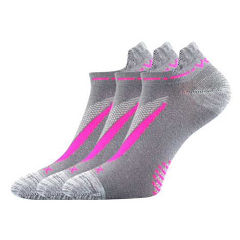 VOXX® ponožky Rex 10 šedá/růžová 3 pár 114574