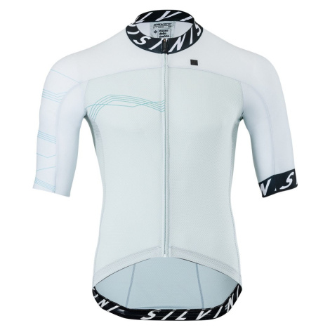 Pánský cyklo dres SILVINI Stelvio bílá