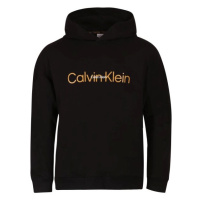 Calvin Klein EMB ICON HOL LOUNGE-L/S HOODIE Pánská mikina, černá, velikost