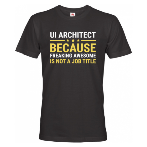 Pánské tričko pro UI architekty - dokonalý dárek pro IT specialisty BezvaTriko