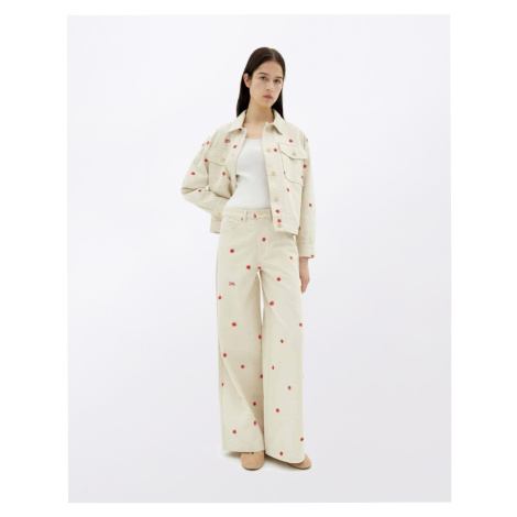 Thinking MU Sol Chain Hedda Pants ECRU