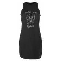 šaty dámské Motörhead - ENGLAND FITTED DRESS - CHARCOAL - AMPLIFIED