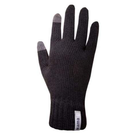 Kama RUKAVICE R301 Pletené rukavice, černá, velikost
