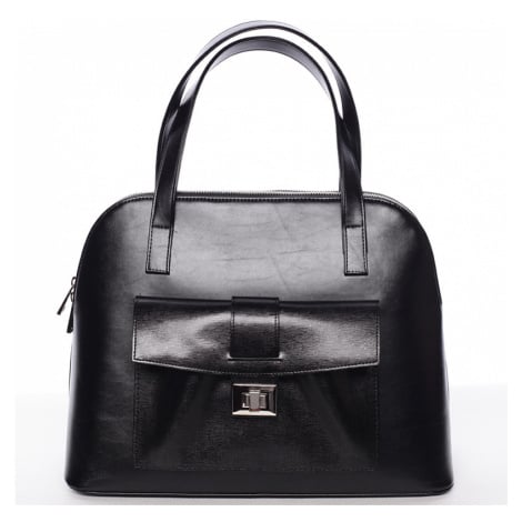 Módní dámská kabelka do společnosti černá - Delami Victorine černá
