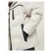Béžová zimní bunda s kapucí Jack & Jones Heat