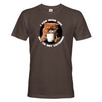 Pánské tričko Naštvaná kočka - vtipné tričko