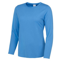 Just Cool Dámské tričko s dlouhým rukávem JC012 Sapphire Blue