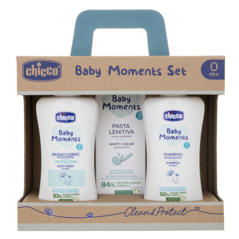 CHICCO Set dárkový kosmetický Baby Moments 0m+