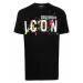 DSQUARED2 Icon Splatted Black tričko