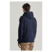 MIKINA GANT WAFFLE HOODIE EVENING BLUE