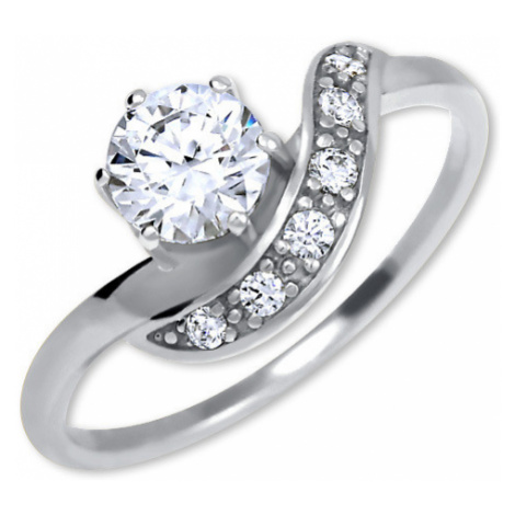 Brilio Silver Stříbrný zásnubní prsten 426 001 00534 04