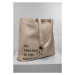 No Friends Oversize Canvas Tote Bag