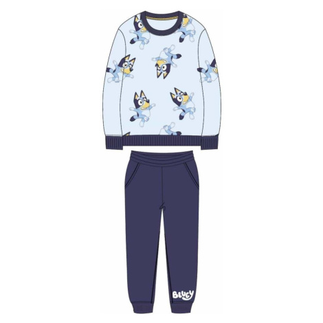 TRACKSUIT COTTON BRUSHED 2 PIECES BLUEY