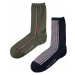 Modro-zelené ponožky Monogram Sock - dvojbalení