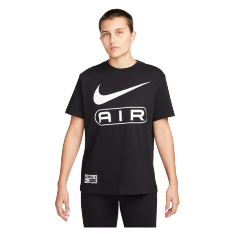 NIKE-W NSW TEE AIR BF SP24-FV8002-010-BLACK/WHITE Černá