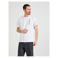 Bílé pánské vzorované tričko Calvin Klein Jeans