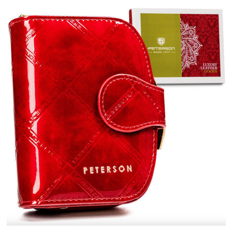 Dámská kožená peněženka se sponou Peterson