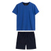 Pánské krátké pyžamo Atlantic Sea NMP-370 modré
