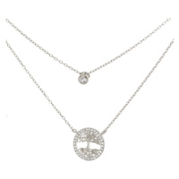Dámský stříbrný náhrdelník strom života STNAH095F