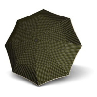 Doppler Fiber Havanna Leonora - dámský skládací deštník, žlutá, geometrický / abstraktní