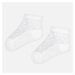Ponožky s průsvitnou aplikací puntíky bílé NEWBORN Mayoral