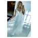 Bílé dlouhé šaty Michalina