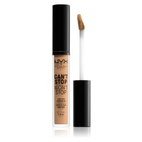 NYX Professional Makeup Can't Stop Won't Stop tekutý korektor odstín 7.5 Soft Beige 3.5 ml