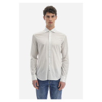 Košile la martina man l/s shirt soft piquet bílá