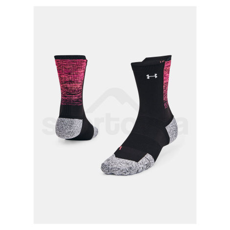 Under Armour UA AD Run Cushion 1pk Mid 1376076-003 - black/pink -47