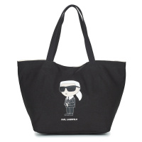 Karl Lagerfeld K/IKONIK 2.0 KARL CANV SHOPPER Černá