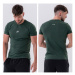NEBBIA - Bodybuilding tričko 327 (dark green) - NEBBIA