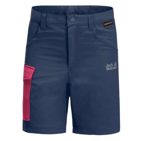 Dětské kraťasy Jack Wolfskin ACTIVE SHORTS K vzorované