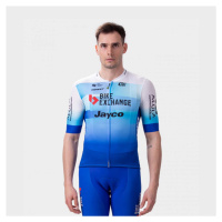 ALÉ Cyklistický dres s krátkým rukávem - BIKE EXCHANGE 2022 - modrá/bílá