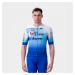 ALÉ Cyklistický dres s krátkým rukávem - BIKE EXCHANGE 2022 - modrá/bílá