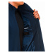 Tmavě modrý pánský jarní kabát Ombre Clothing C430